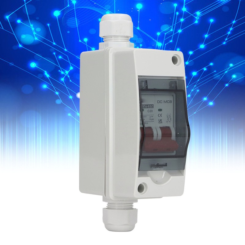 2P Miniature Circuit Breaker IP65 Waterproof Disconnect Switch for Solar