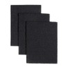 Replacement Charcoal Filter Pads Compatible With Broan-NuTone BP58 & 43000 Series Range Hoods - 7.75" x 10.5" - 3-Pack