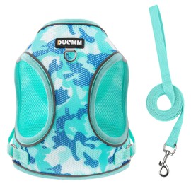 2Pcs Harness Set for Dogs, Mesh Pet Vest Set with leash for Walking Training Daily