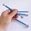 DIYOOHOMY 9 Pcs Polymer Clay Tools, Ball Stylus Silicone Sculpting