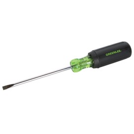 Greenlee 0153-21C Screwdriver, Heavy Duty, Cabinet Tip 3/16" x 4"