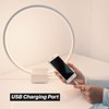 Brightech Circle - LED Modern Bedroom Nightstand Lamp - Super