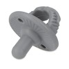 Nuby 3-D Sili Soother Pacifiers with Soft Handle and Two