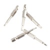 5pcs 50mm 1/4" Hex Shank Magnetic Triangle Screwdriver Bits Set