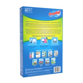 DampRid FG80 Fresh Scent Hanging Moisture Absorber ,6-Pack