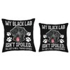 Black Lab Isn't Spoiled Black Lab Owner Black Labrador Lover
