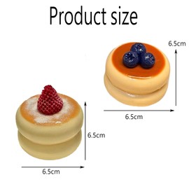 2PCS Taba Squishy Kit, Strawberry Souffle & Blueberry Souffle Fufu Squishy, Stress Relief Squishies, Anxiety Relief Toys For All Ages, Fun Sensory Taba Squishy Fidget Toys For Relaxation And Focus