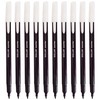 Single Colour Fibre Felt Tip Pens, Fine Tip, BLACK, Pack