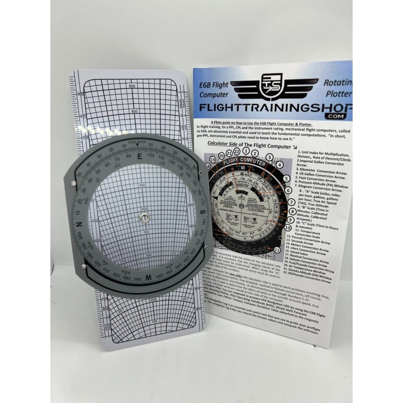 ALL IN ONE: VFR NAV Planning Set (E6B Flight Computer,