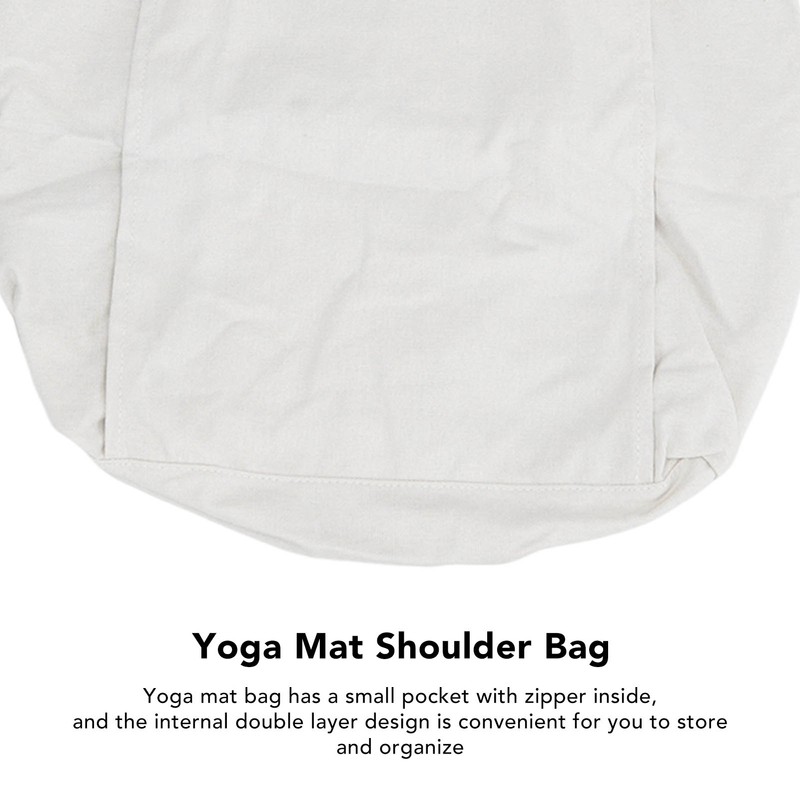 Yoga Mat Carrier Tote Portable Storage Canvas Carryall Shoulder Bag
