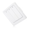 Wall Smart Light Switch Push Button Zero Fire 3 Gang