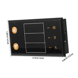 CHILDWEET Digital Multimeter Tester for Voltage and Measurement User Friendly LED Display Versatile Home Voltmeter Ammeter for Accurate Data for Electronics and DIY Projects