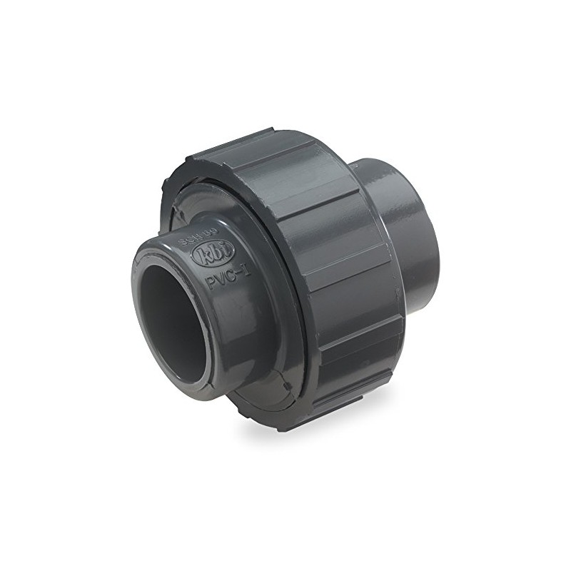 NDS U-0750-S PVC Pipe Fitting, 3/4-Inch Slip Union, Schedule 80,