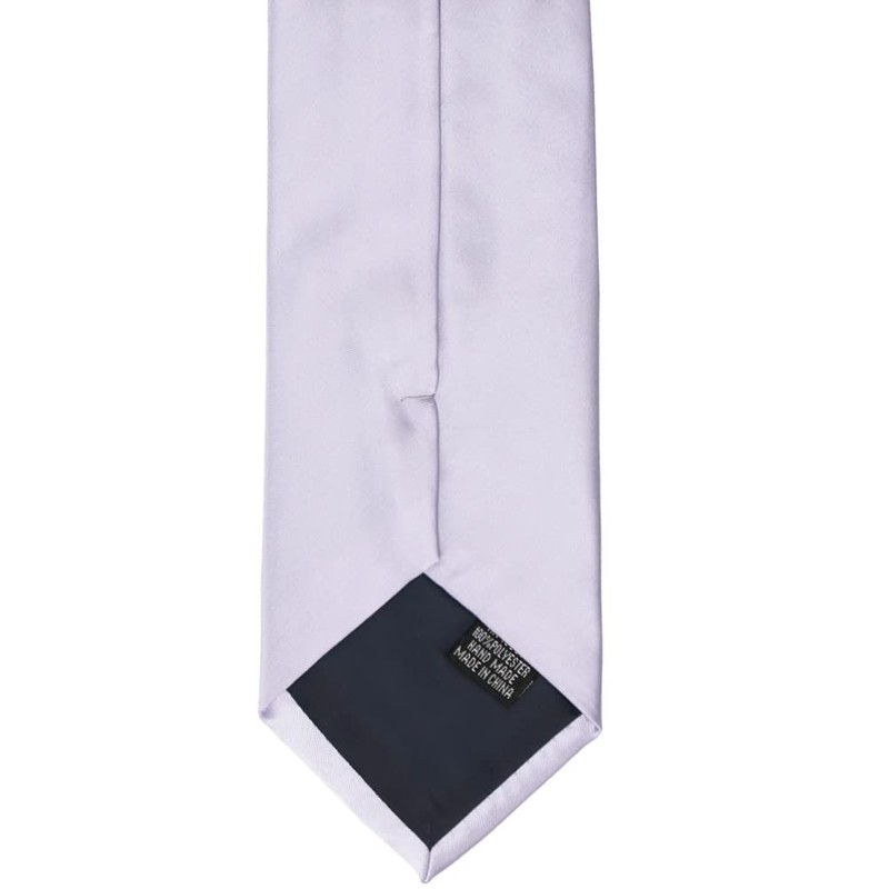 tiemart Premium Solid Color Necktie (Lilac)