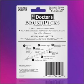 Doctor's 2 PACK The Doctor's BrushPicks Interdental Toothpicks