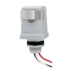 Intermatic K4141C 120-Volt 25-Amp Stem Mount Thermal Photocontrol , Gray