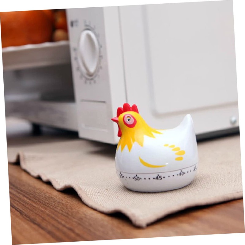 Tofficu 2pcs Cartoon Mechanical Timer for Creative Reminder Kitchen Baking