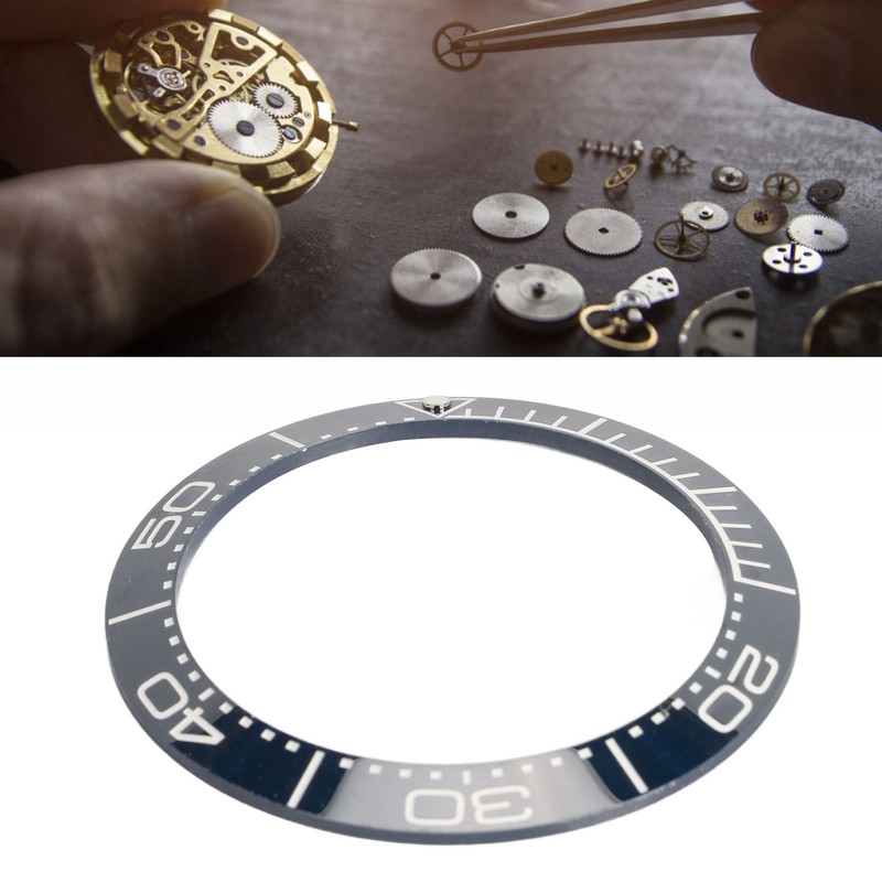 Ceramic Watch Bezel Ring Professional 41.5mm Watch Bezel Insert Replacement