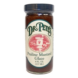 Dr. Pete's Original Gourmet Praline Mustard Glaze (Pack of 2) 8 oz Jars