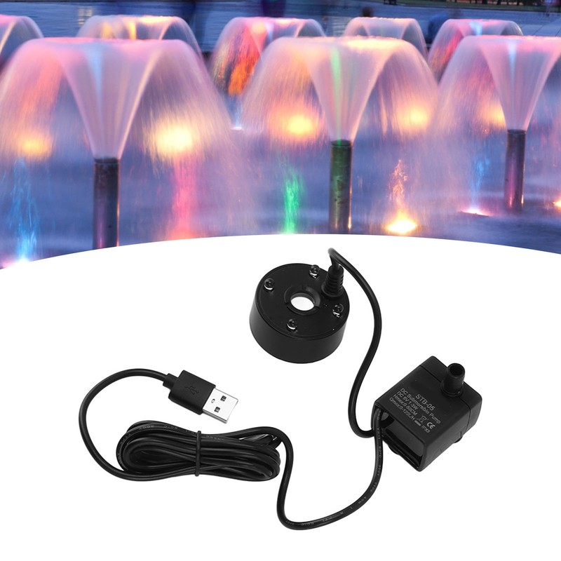 Mist Maker USB Fog Maker with Pump LED Colorful Lighting
