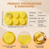2Pcs Yellow Silicone Lemon Molds