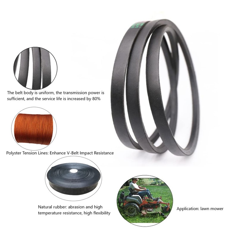 Lawn Mower Deck Belt 1/2" x 141.5" for Toro 119-8820