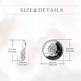 YFN Rabbit Earrings Sterling Silver Punk Vintage Rabbit Jewellery for Men and Women, Sterling Silver, No Gemstone