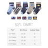 Adorel Jungen Socken Baumwolle Kindersocken Babysocken Strümpfe 10er-Pack Verkehrsmittel 27-30