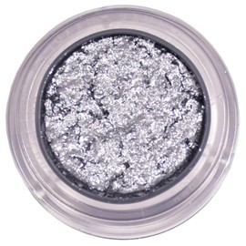 GRIMAS Pressed Cosmetic Glitter 4g, 701 Sparkling Silver, professioneller gepresster Hautglitzer, vielseitig einsetzbar, kein Kleber nötig, plastikfrei, vegan