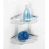 Wenko Premium 20412100 Wall-Mounted Corner Shelving Unit with 2 Shelves