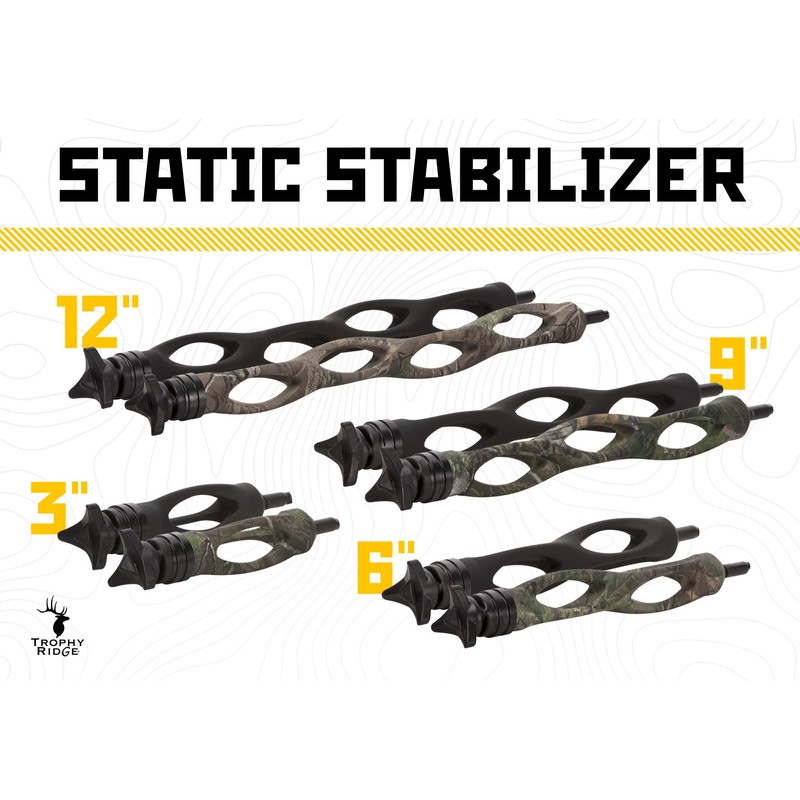 Trophy Ridge 3" Static Stabilizer - Camouflage