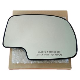 Mirror Glass with Backing Plate (Non Heated) | 99 - 06 Chevy Silverado and GMC Sierra / 00 - 06 Tahoe and Suburban Passenger Right Side Replacement - FITS POWER NON HEATED MIRROR ONLY