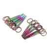 OdontoMed2011 Set of 10 Multi Titanium Color Rainbow Safety Nose