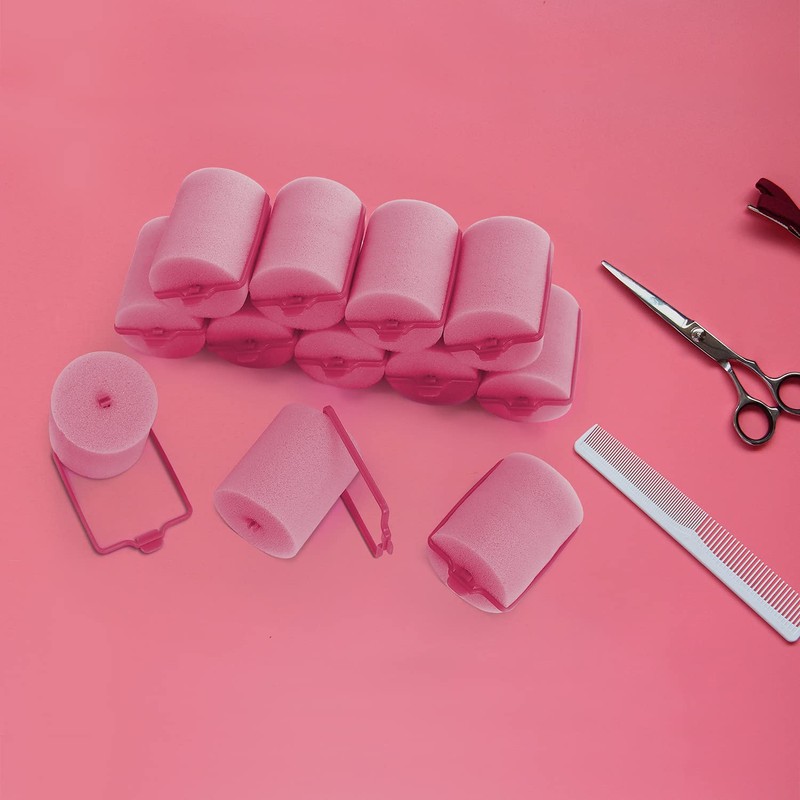 24 rodillos de esponja de espuma, rizadores de pelo suaves