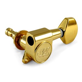 Wilkinson Tuners/Machine Heads Gold Right Handed WJN07 EZ-LOK (Set of 6) for Stratocaster, Telecaster, Jackson, Ibanez, BC Rich, Schecter, Electric Guitar (Right Handed, Gold)