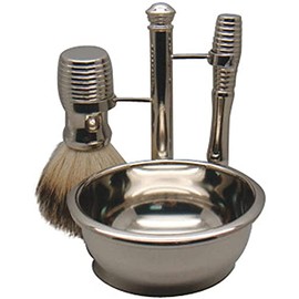 Comoy Badger Shave Set with Bowl,