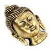 eSplanade Brass Buddha Face Wall Hanging Idol Statue Figurine Murti