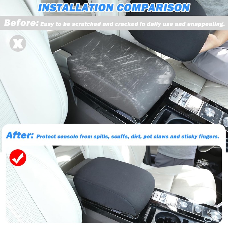Car Center Console Cover Compatible with Discovery 5 LR5 2017-2024