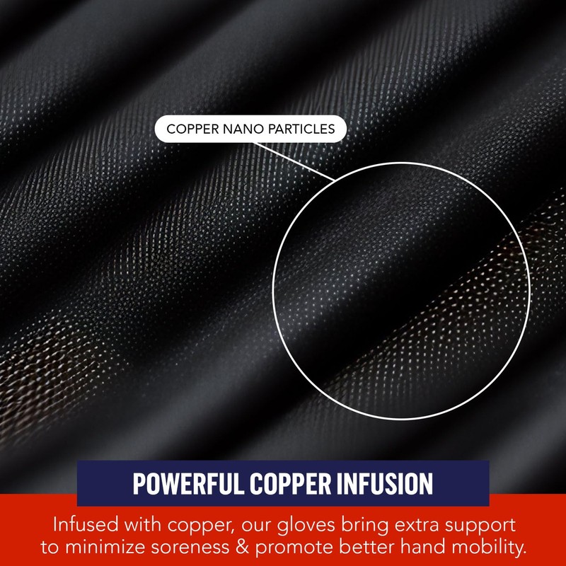 Doctor Developed Copper Arthritis Gloves/Compression Gloves and HANDBOOK -Relieve Arthritis