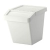 IKEA Sortera Recycling Bin with Lid White 702.558.99 Size 16