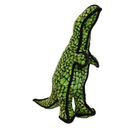 TUFFY - World's Tuffest Soft Dog Toy - Dinosaur TRex - Squeakers - Multiple Layers. Made Durable, Strong & Tough. Interactive Play (Tug, Toss & Fetch). Machine Washable & Floats. (Combo Pack)