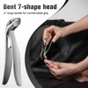 FERYES Angled Head Long Handled Toenail Clipper for Seniors -