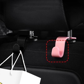 MVJAA 10 Pack Car Seat Headrest Hook,Universal Seat Hook Hanger Storage Organizer Hook for Handbag Purse Coat Umbrellas Bags
