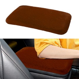 Lecctso Auto Center Console Cover, Armrest Cover for Car, Soft Fluffy Middle Console Pad, Interior Accessories Car Armrest Seat Box Cover Protector Universal Fit Most Cars, SUVs, Trucks