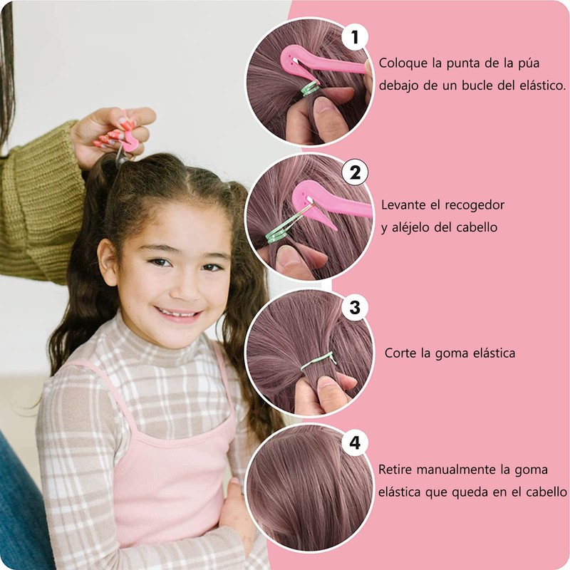 Herramientas para el Cabello con 3 Herramientas para Tirar del