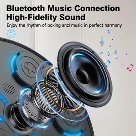 jiaao Music Boxing Machine, 2024 Smart Bluetooth Music Boxing Machine with Gloves – Wall-Mounted Boxing and Punching Trainer for Adults & Kids, Perfect for Home Gyms & Fitness Lovers