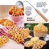 7 Pieces Rosettes Timbale Set, Rosette Iron Set with Handle,