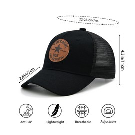 Wodeal Birthday Gifts for Men Women, 70th Birthday Ideas Gift for Dad Mom Grandma Grandpa, Vintage Hat Black