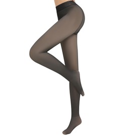 Jiuday Women's Winter Thermal Tights, Fleece Lined Winter Tights, High Waist, Butt Lifting, Ultra Soft