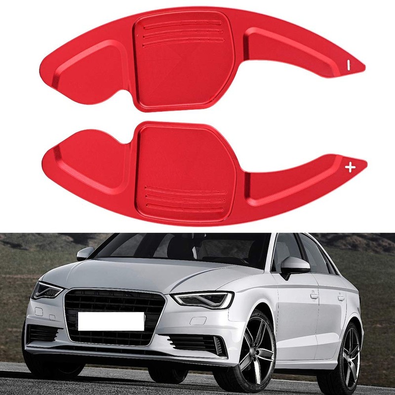 Set of 2 Steering Wheel Shift Levers, Aluminium Alloy Car